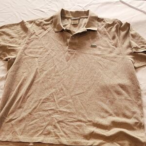 Lacoste Men's Beige Polo Shirt